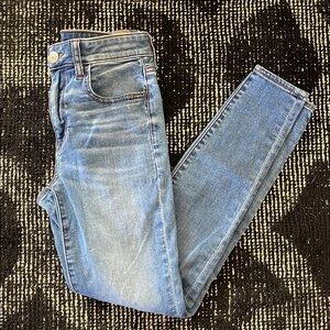 American Eagle Outfitters Blue Skinny Jeans Versatile Style